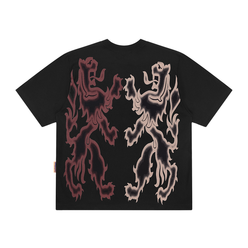 Camiseta MAD Enlatados Leonino Preto